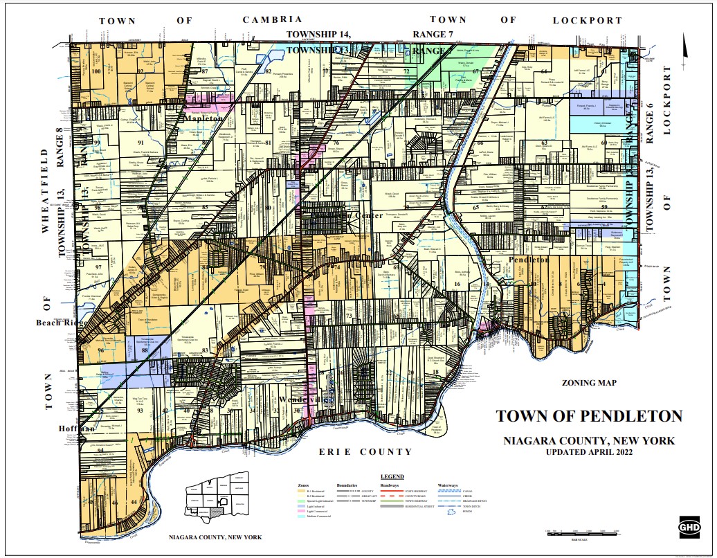 Pendleton Maps - Pendleton, NY